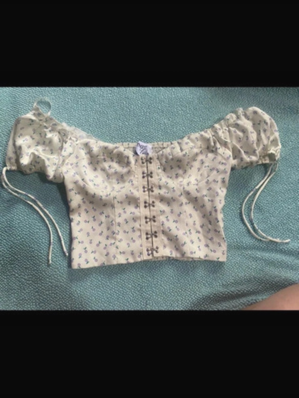 Princess Polly satin crop top